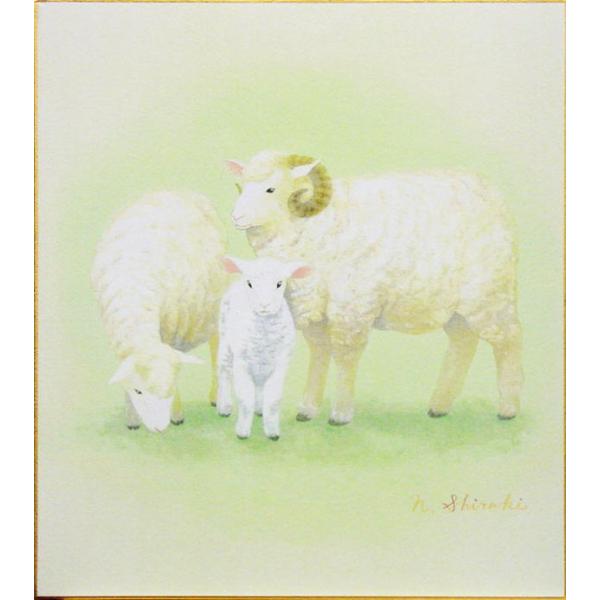 色紙絵　日本画 干支アートセット 14枚セット 吉岡浩太郎版画干支色紙 ＜ 絵画と額縁のアートギャラリー前田