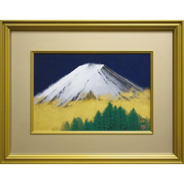 金富士　日本画 富田立山 昭和中期 金富士 日本画 富田立山 昭和中期 楽天市場】「黄金富士」【ランキング