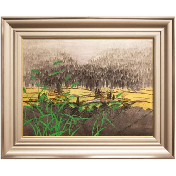 平松礼二 『路・木植谷雨後』 日本画 P12(12号) 絵画 日本画 平松礼二 『路・木植谷雨後』 日本画 P12(12号) 絵画 日本画