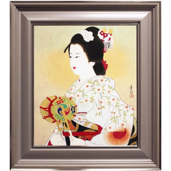 宮下寿紀 『羯鼓(道明寺)』 日本画 F10（10号） : 内田画廊