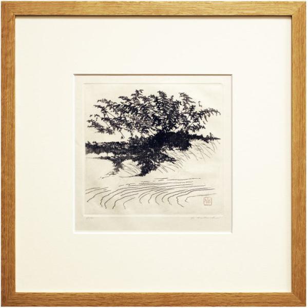 田渕俊夫 『動』私の心景より エッチング（銅版画） 絵画 日本画