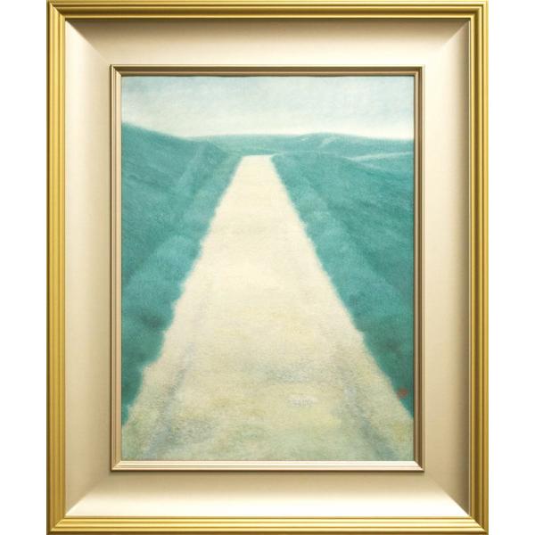 東山魁夷 「 道 」 新復刻画 高級複製画 岩彩方式 ニッシャ・ベラールN