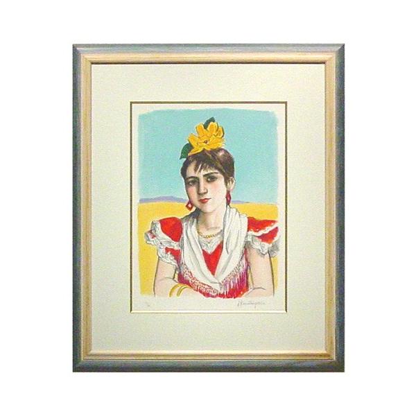 小松崎邦雄 『少女』 リトグラフ(石版画) : 内田画廊 - 通販 小松崎邦雄 『少女』 リトグラフ(石版画) : 内田画廊 - 通販