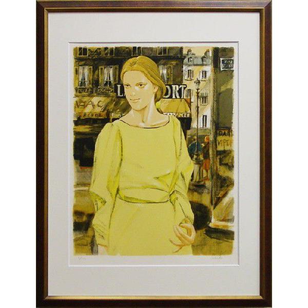 斉藤三郎（スペインの娘）リトグラフ 斎藤三郎 Artcre