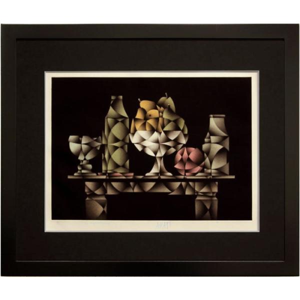 アート212 「タイム2(グリーンブルー)」 インテリアコーディネート No