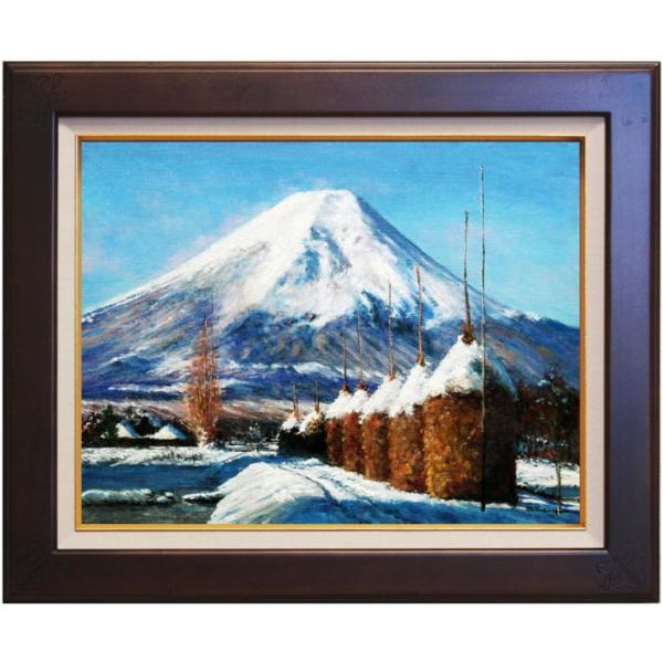 澤井 進 『忍野富士』(雪景色) 油絵・油彩 F6(6号) : 内田画廊 澤井 進 『忍野富士』(雪景色) 油絵・油彩 F6(6号) : 内田画廊