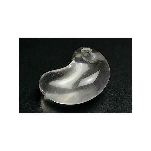 アーカンソー州産水晶古代勾玉20mm