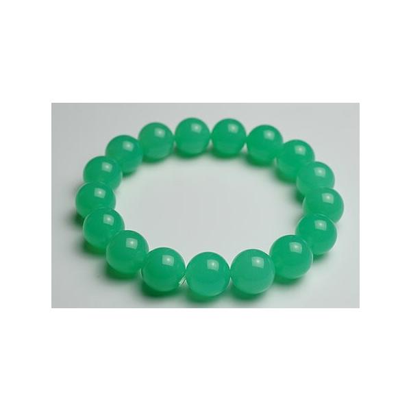 最高級品12mmクリソプレーズ10Aブレスレットを客観レビュー