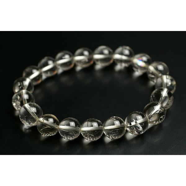 超レア10mmマダガスカル水入り水晶ブレスレット