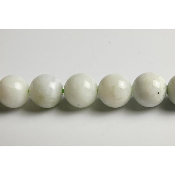 10mm糸魚川翡翠(糸魚川ヒスイ)粒売りビーズ　白