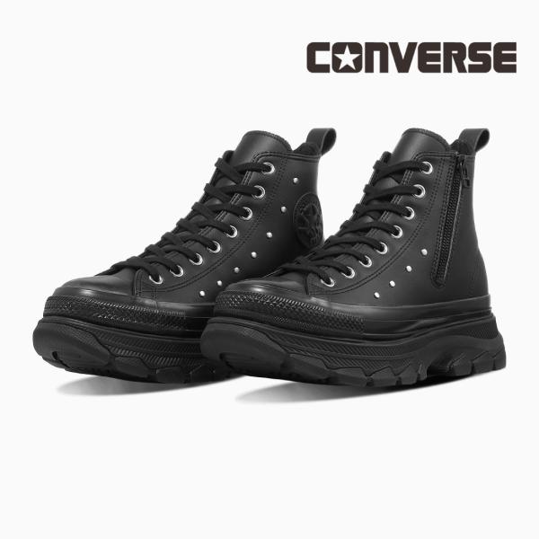 予約商品 コンバース CONVERSE レディース スニーカー オールスター トレックウエーブ SY SA Z HI 厚底 ハイカット ジッパー ファスナー 履きやすい スタッズ