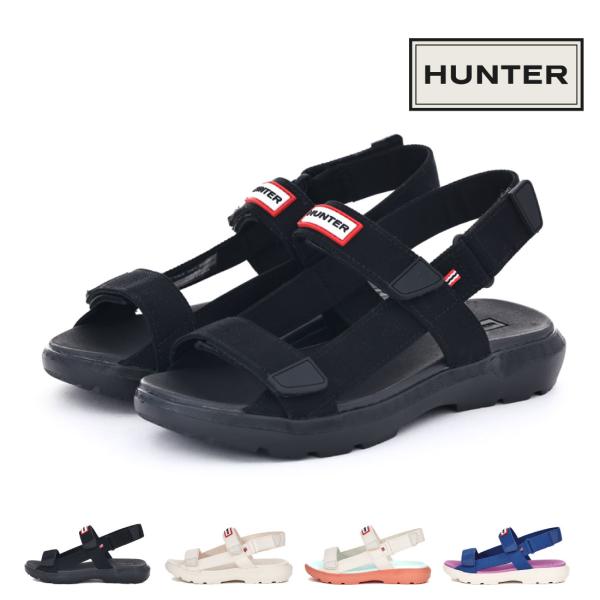 ハンター HUNTER レディース サンダル イージー ウェビング ストラップ サンダル UFF7136CAA スポーツサンダル 軽量 軽い 旅行
