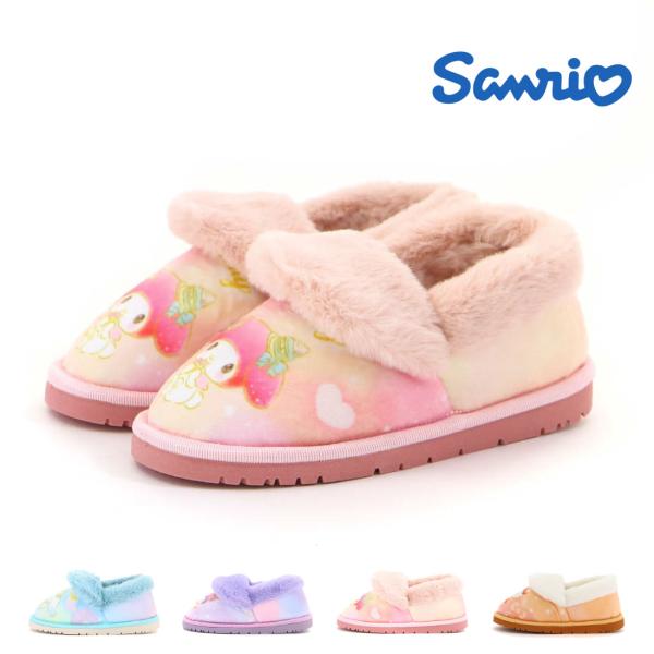 サンリオ Sanrio キッズ ジュニア ムートンサンダル サンリオ ボアサンダル ショートブーツ シナモロール クロミ マイメロ プレゼント