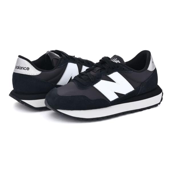 ニューバランス スニーカー レディース new balance W237 31P ブラック シルバー カジュアル レトロランニング 疲れにくい
