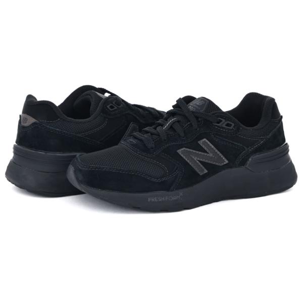 ニューバランス スニーカー レディース フレッシュフォーム new balance X 880 V7 9J8 ブラック オールブラック 幅広 ワイド ゆったり ウォーキングシューズ