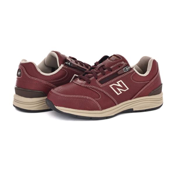 ニューバランス スニーカー レディース new balance WW585 BB 2E 幅広 ワイド ゆったり ウォーキング 歩きやすい 疲れにくい シンプル サイドジッパー