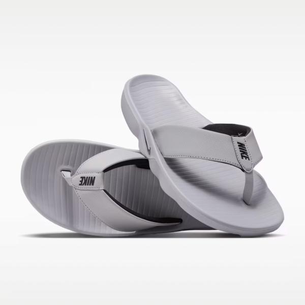 ナイキ NIKE サンダル メンズ マリーナ IH2380-002 ライトグレー ビーチサンダル ビーサン トングサンダル プール 海