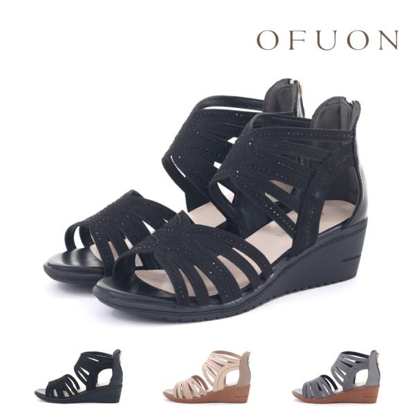 OFUON（オフオン） レディース サンダル グラディエーターサンダル