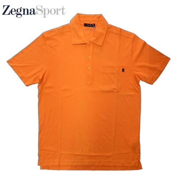 美品 ゼニアスポーツ ポロシャツ Ｌサイズ ZEGNA ZegnaSport(ゼニアスポーツ) ウォッシュド加工 半袖
