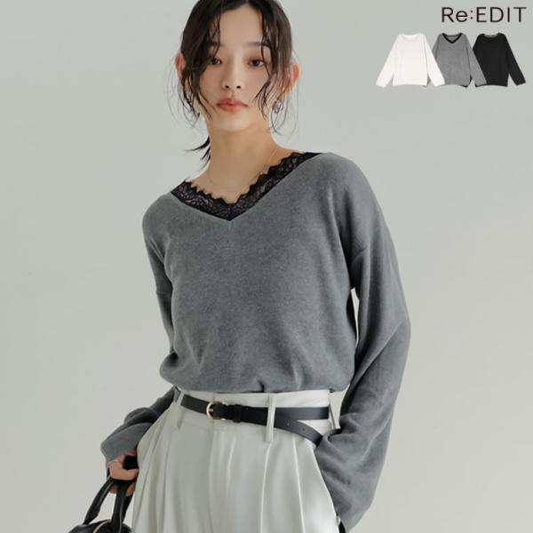 Re:EDIT（リエディ） トップス ニット レディース 3色 M/L ニット