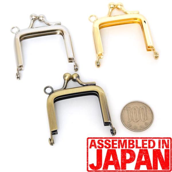 ---■サイズ詳細　幅：内径4cm（外径4.5cm）　高さ：約3.8cm---【新商品】4cmミニ口金♪当店人気デザインの商品を、サイズリニューアル、品質UPで新入荷♪ストラップやワンコインケース、がま口ネックレスなどのハンドメイド作品のお...