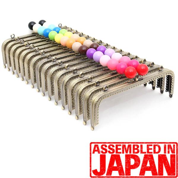 角田商店 廃盤品 がま口金具 6個セット 口金 赤白 飴玉ボール付 工具付 角田商店 廃盤品 がま口金具 6個セット 口金 赤白 飴玉ボール付 工具付