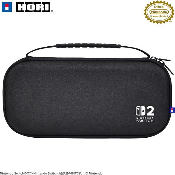 【新品】Switch2 HORI スリムハードポーチ プラス (ブラック)
