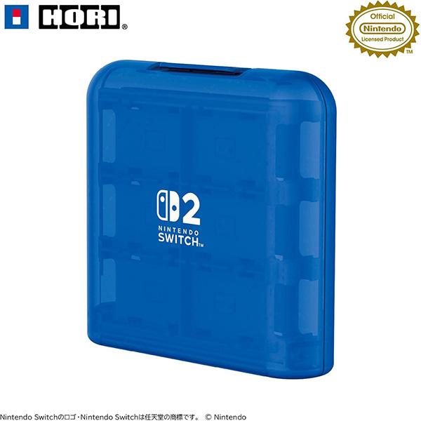 他サイト： 【新品】NSW2 HORI カードケース 24枚収納 for Nintendo Switch 2(クリアブルー)の商品画像