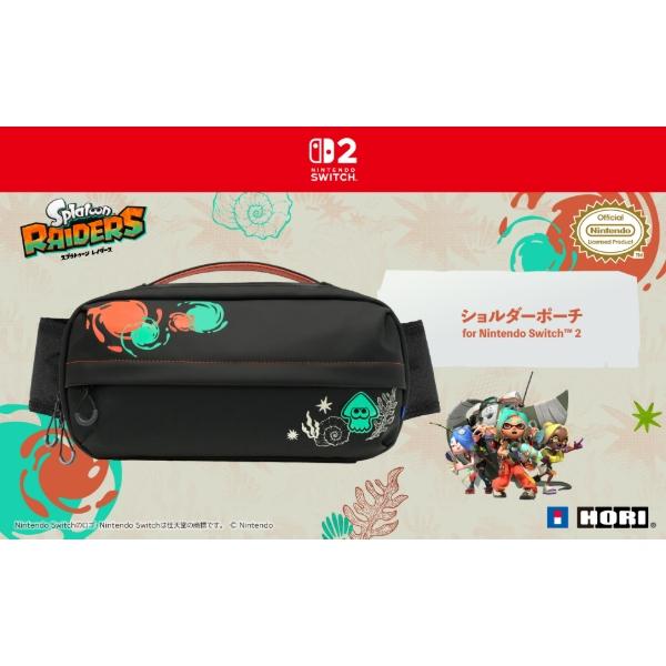 新品】Switch2 HORI スプラトゥーン レイダース ショルダーポーチ for