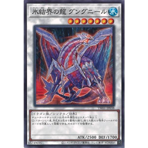 遊戯王　グングニール　② 遊戯王オフィシャルカードゲーム デュエルモンスターズ 氷結界の龍