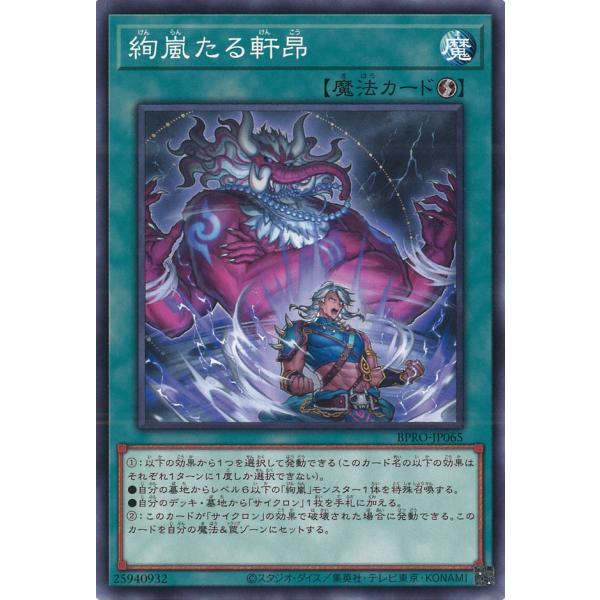 遊戯王オフィシャルカードゲーム デュエルモンスターズ 絢嵐たる軒昂