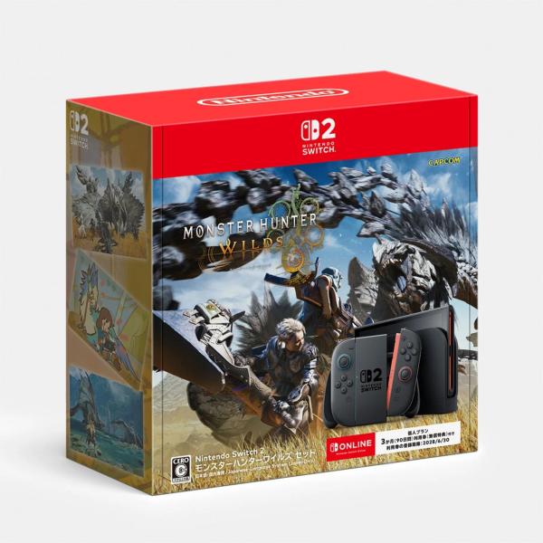 【発売日前日出荷・新品】Nintendo Switch 2（日本語・国内専用） モンスターハンターワイルズ セット (12月4日発売)140206