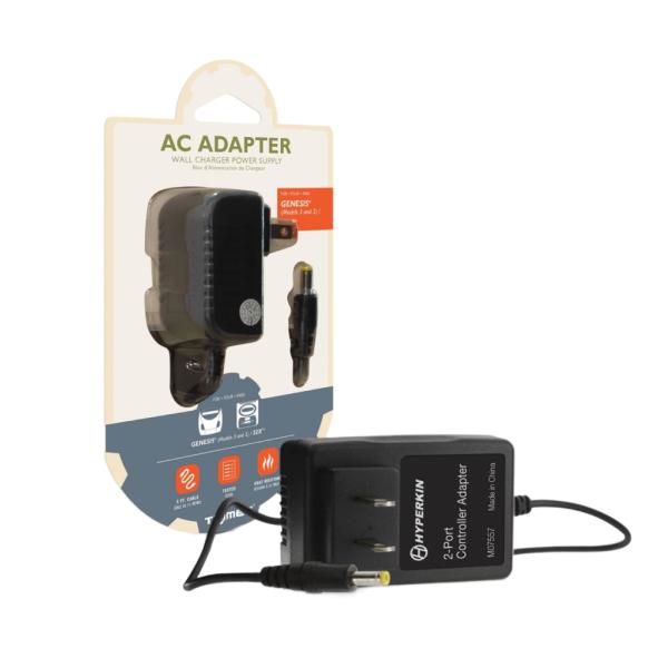 【新品アウトレット品】GENESIS用 ACアダプター Genesis 2/3対応 互換電源 家庭用コンセント対応 AC100-250V入力 5ftケーブル付き