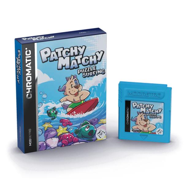 【新品アウトレット品】ModRetro Patchy Matchy パズルアクション 高速スコアアタック GBC対応ゲーム