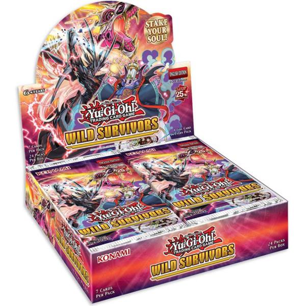 【SALE】遊戯王 TCG 北米 英語版 ワイルド サバイバーズ ブースターBOX 24パック入り【新品・未開封】Yu-Gi-Oh! Wild Survivors
