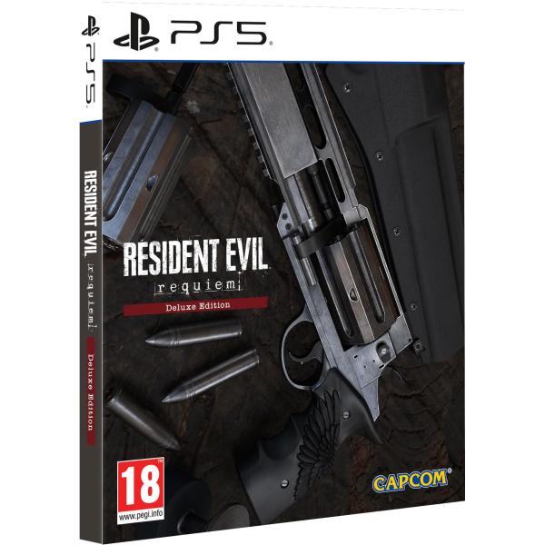[Release date: February 27, 2026]バイオハザード レクイエム デラックスエディション 欧州版の商品です。日本のPS5本体でプレイいただけます。