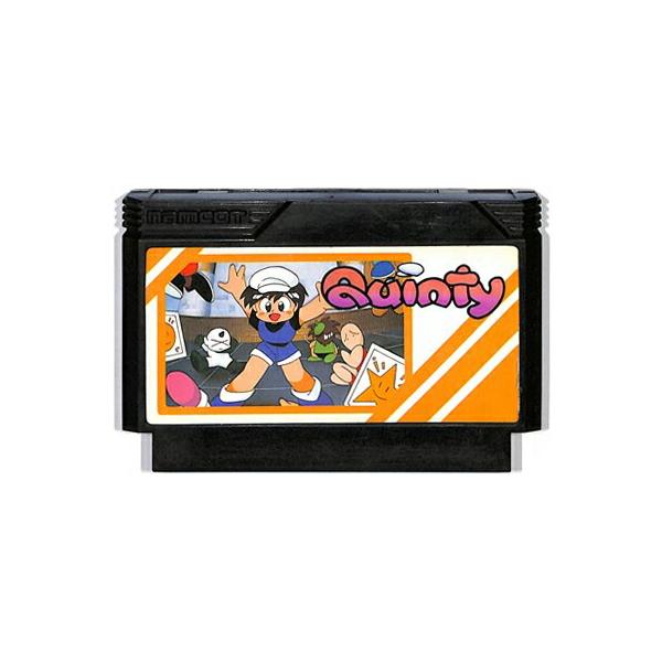 ファミコン クインティ シール貼りあり（ソフトのみ） FC 【中古】