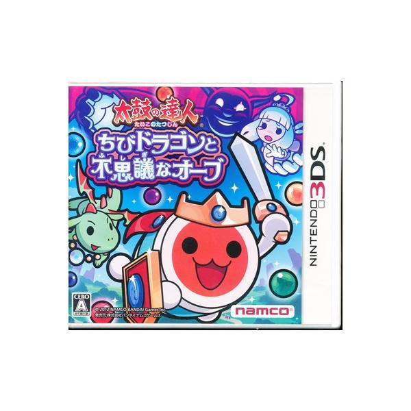 3DS】太鼓の達人 ちびドラゴンと不思議なオーブ (箱・説あり) 【中古