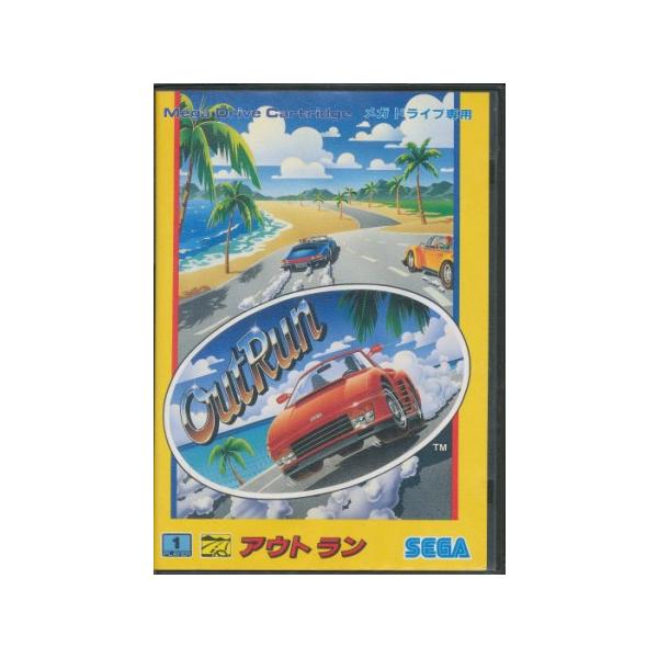【MD】アウトランナーズ（箱・説あり）【中古】メガドライブ