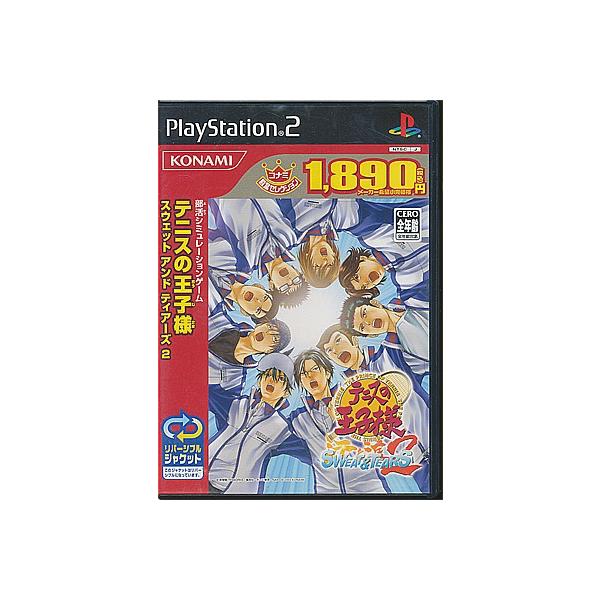 PS2】テニスの王子様 SWEAT＆TEARS2 ベスト版 説明書なし【中古