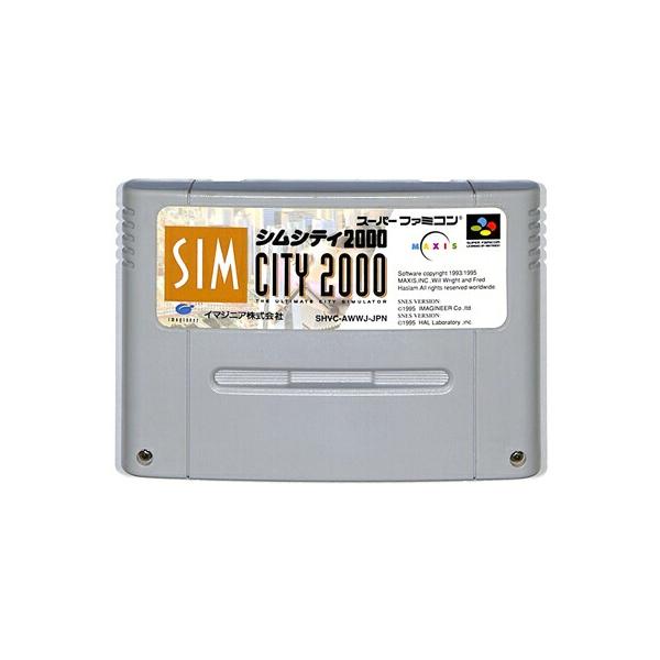 SFC シムシティ2000 セーブ可（ソフトのみ）【中古