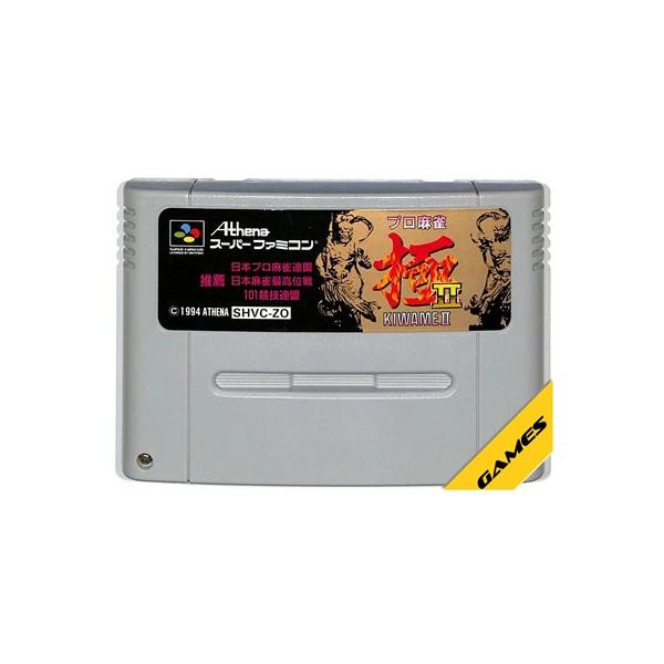 SFC プロ麻雀 極2  セーブ可（ソフトのみ） 【中古】スーパーファミコン スーファミ