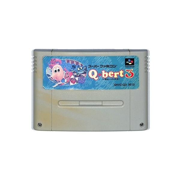 SFC キューバート3 Q bert やや色ヤケあり（ソフトのみ） 【中古】スーパーファミコン スーファミ