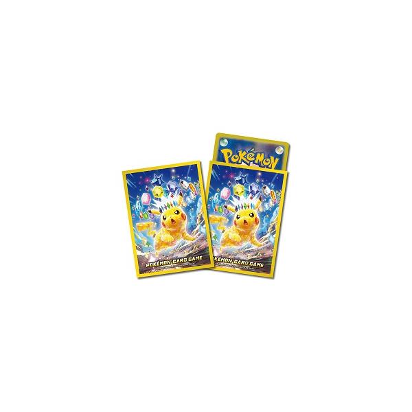 他サイト： ネコポス便送料無料・新品TTACポケモンCG デッキシールド プレミアム・グロス テラスタイプ ステラ ピカチュウ発売日2024/10/18の商品画像