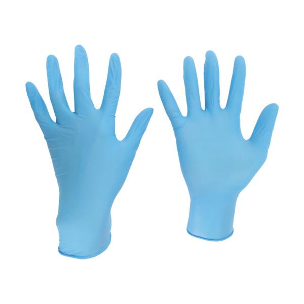 【廃番】ミドリ安全（株） ミドリ安全　ニトリル使い捨て手袋　極薄　粉なし　青　ＬＬ（１００枚入） VERTE-710-LL 1箱（100枚入）