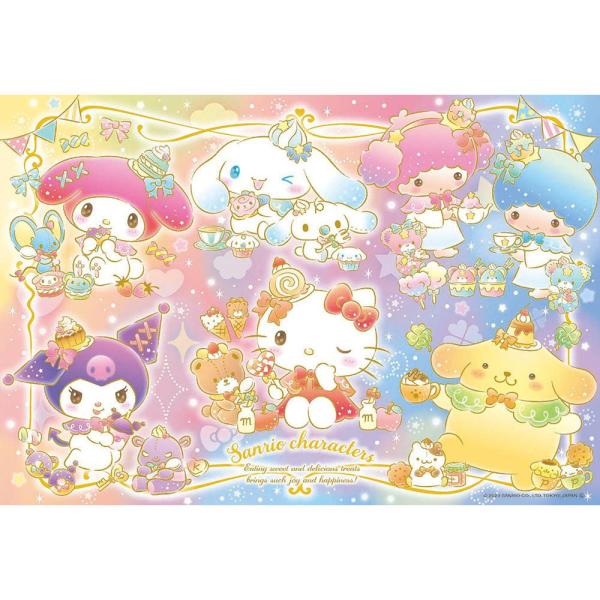 ジグゾーパズル サンリオキャラクターズ キラキラおやつタイム 150L
