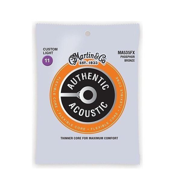 }[` AR[XeBbNM^[ tLVuRA JX^Cg MA535FX .011-.052 MARTIN STRINGS AUTHENTIC ACOUSTIC FLEXIBLE CORE