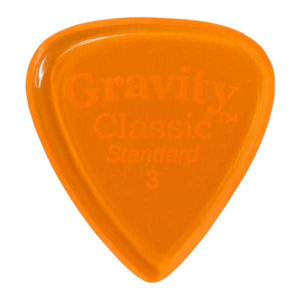 GRAVITY PICK GCLS3P - Classic Standard 3.0mm, Orange グラビティー