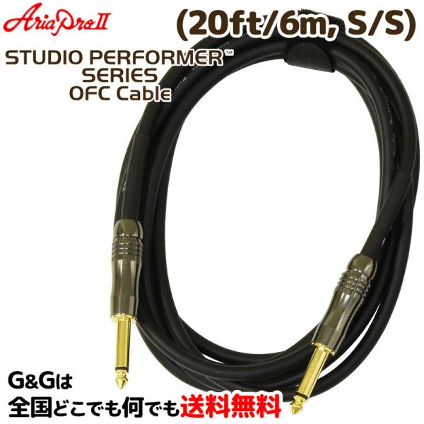 M^[P[u 6[gSS AAv2 ASG-20SP (20ft/6m, S/S) AriaProII STUDIO PERFORMER Cable