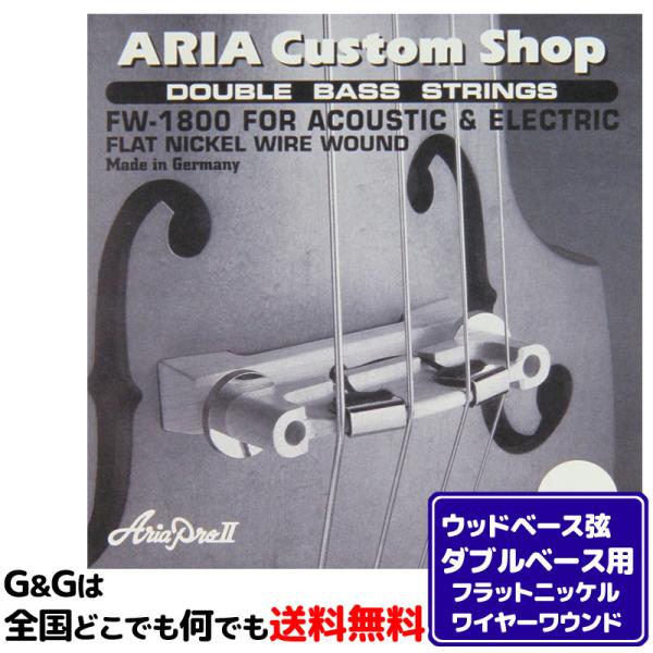 ARIA SWBアップライトベース専用弦 4弦セット FW : fw